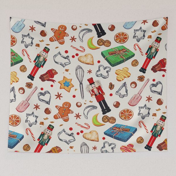 Item preview, A Nutcracker Baking Christmas designed and sold by minniemorrisart.