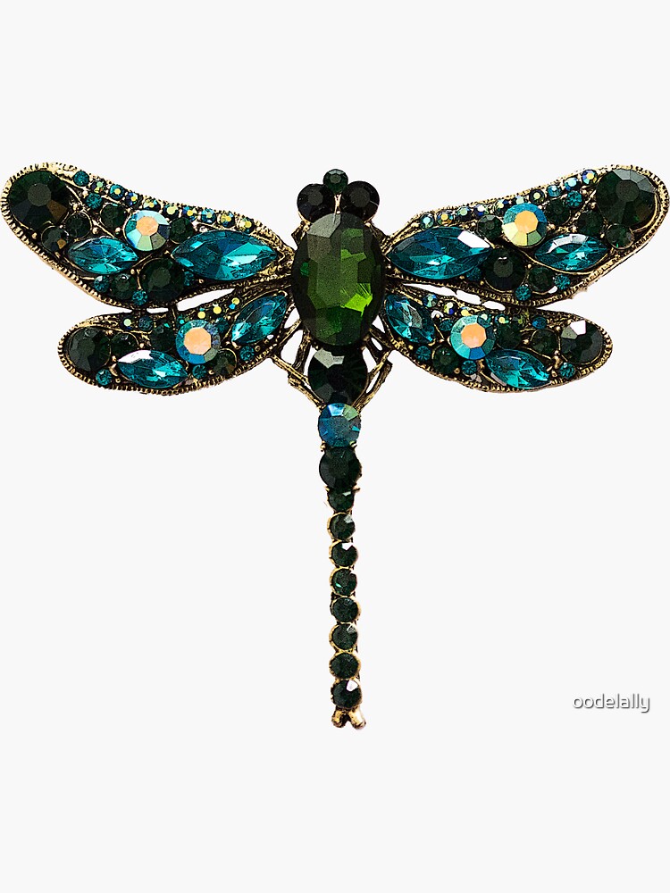 Artwork view, Jewellery Dragonfly magic designed and sold by oodelally