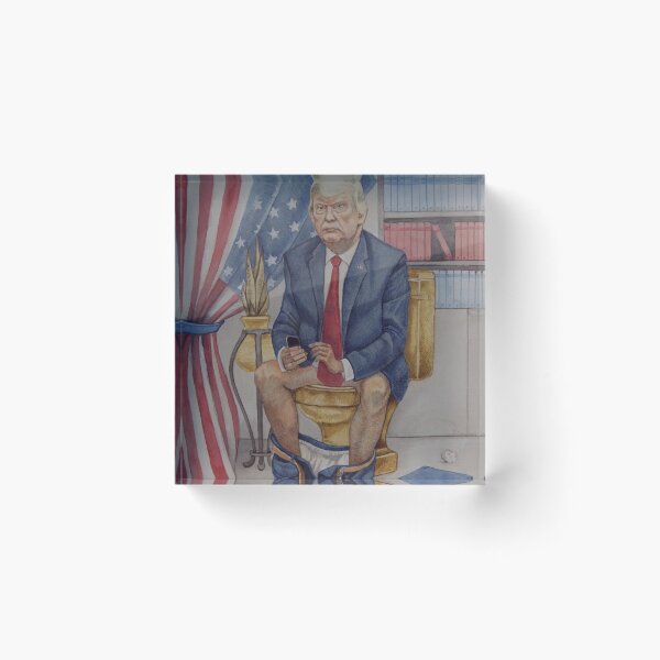 Item preview, Trump Toilet Tweets Portrait designed and sold by TrumpsTweets.
