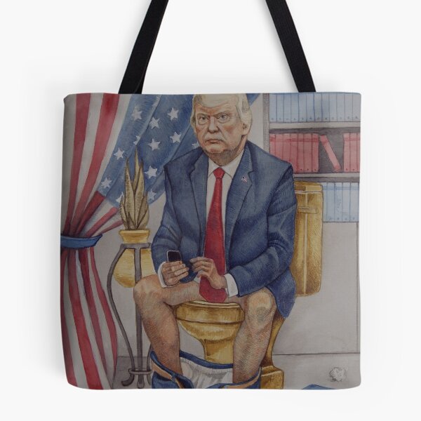 Item preview, Trump Toilet Tweets Portrait designed and sold by TrumpsTweets.