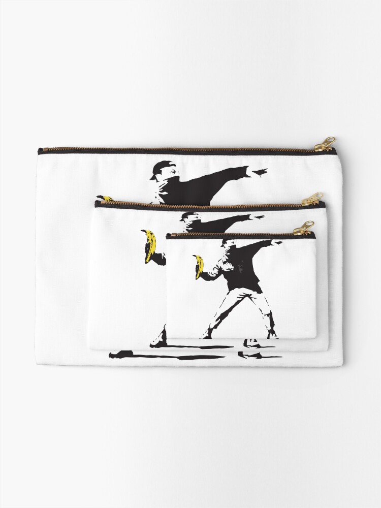 Alternate view of Banksy underground 2 Zipper Pouch