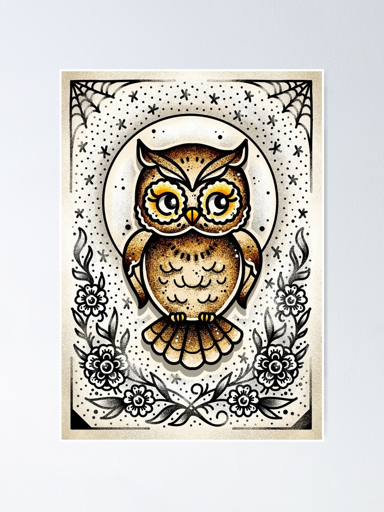 Throat Guardian Owl Owl Neck Tattoo - Free Shipping On Items Shipped From  Temu United Kingdom