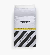 Aus weißen Cover Bed Full Black Stripes Bettbezug