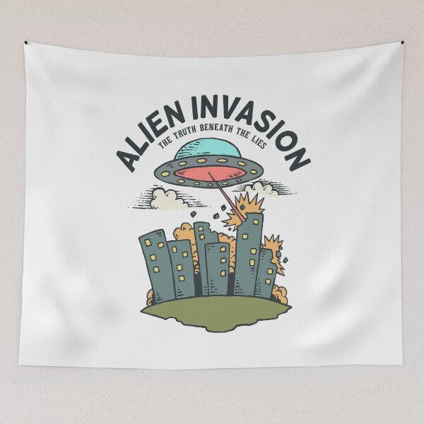 Item preview, Alien Invasion | Tshirt & Gift designed and sold by Legendemax.
