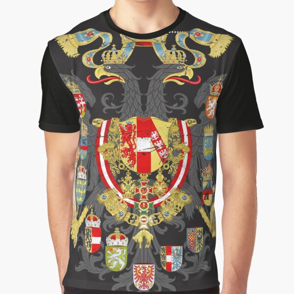 Austrian Empire Flag Graphic T-Shirt