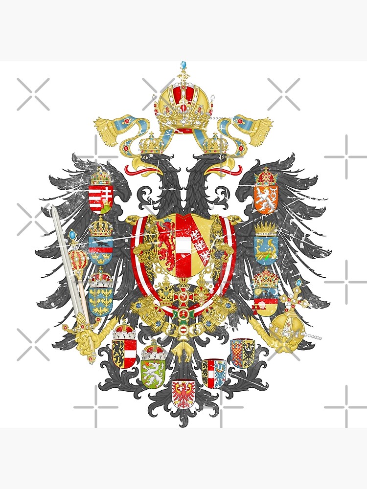 Disover Austrian Empire Flag Premium Matte Vertical Poster