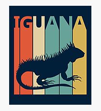 Vintage Retro Iguana Photographic Print