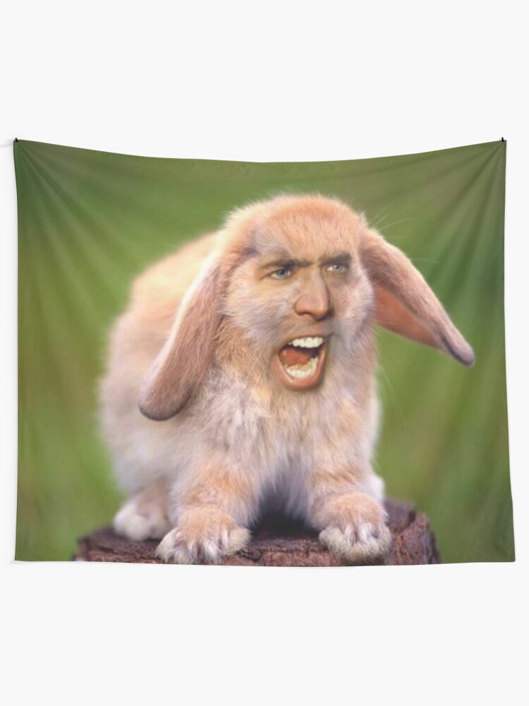 Alternate view of Nicolas Bunny Tapestry