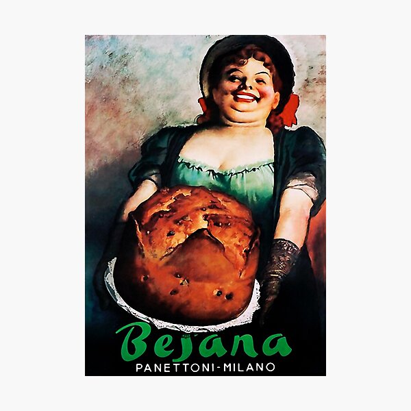 Item preview, Kitchen art Vintage Italian bread advert designed and sold by Glimmersmith.