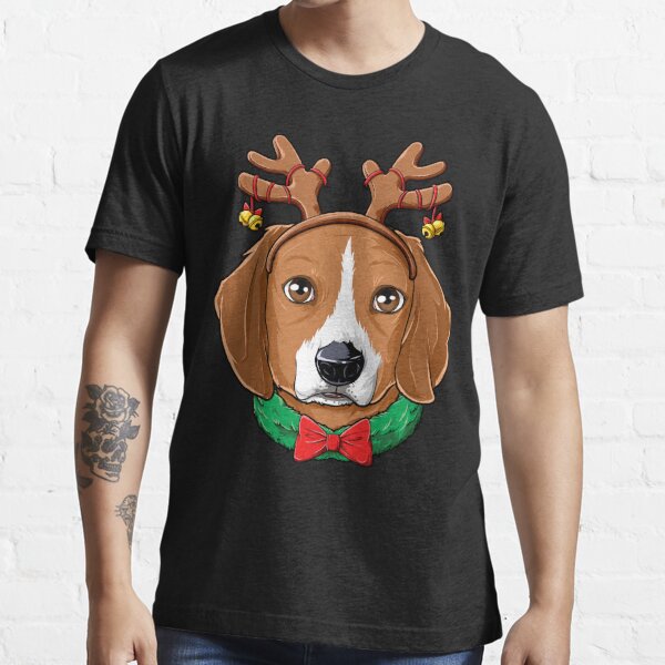 beagle christmas t shirt