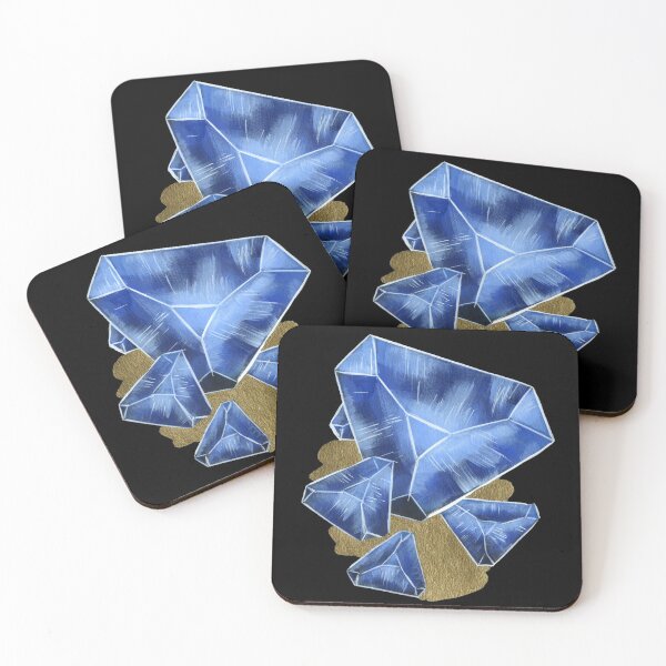 Item preview, Benitoite - Tetrahedral Crystal designed and sold by FirbetMakes.