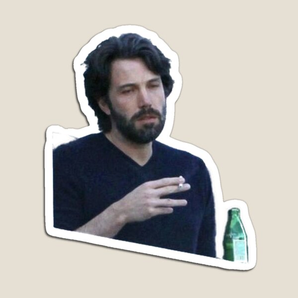 Aperçu de l'œuvre mème d'Affleck créée et vendue par Kelsey Woods.
