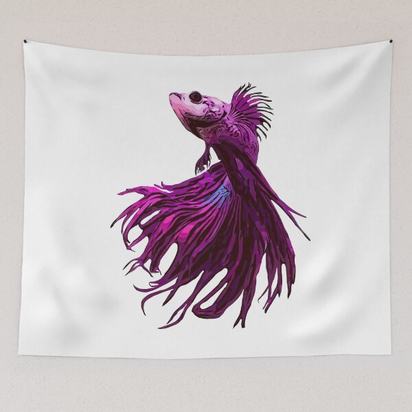 Item preview, Purple Beta Fish designed and sold by AndrewA8.