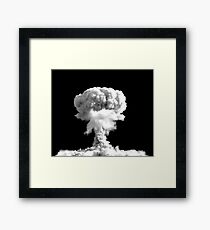 Atompilz Gerahmter Kunstdruck