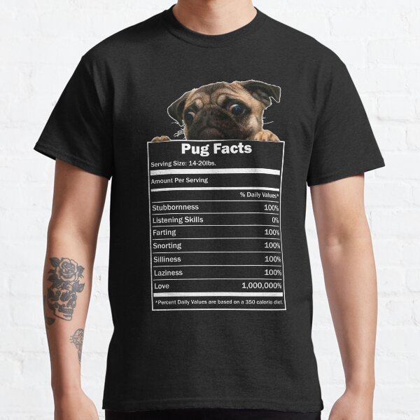 Pug Facts Classic T-Shirt
