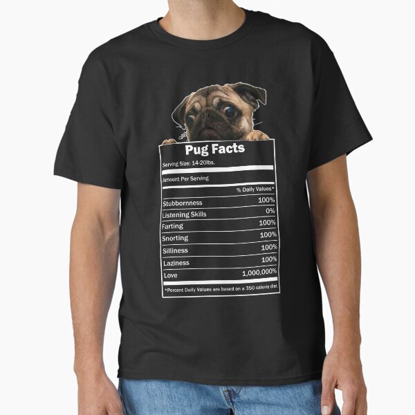 Pug Facts Classic T-Shirt
