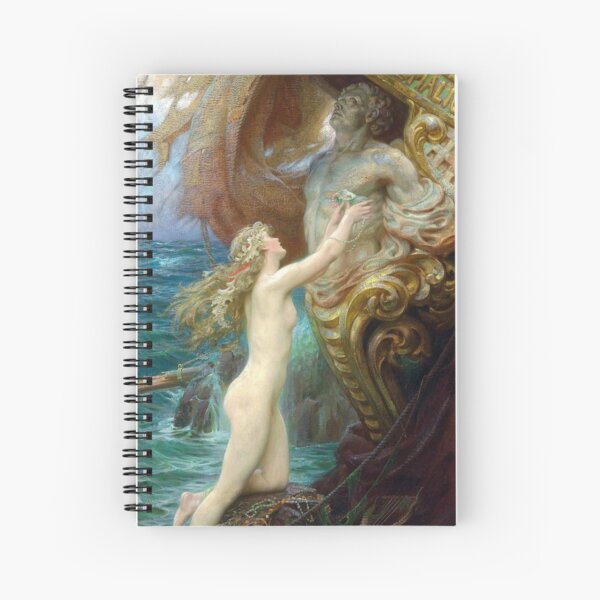 Une idylle des grands fonds - Herbert James Draper Cahier à spirale