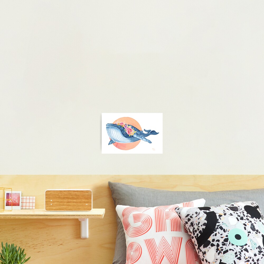 Flora Blue Photographic Print
