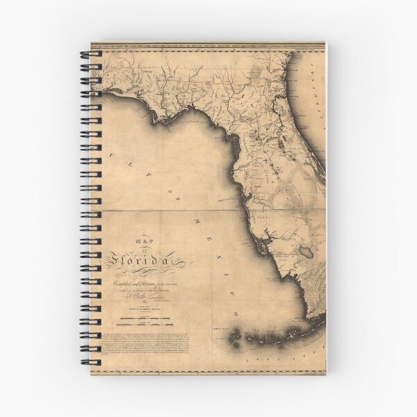 Item preview, Map of Florida (1823) designed and sold by allhistory.