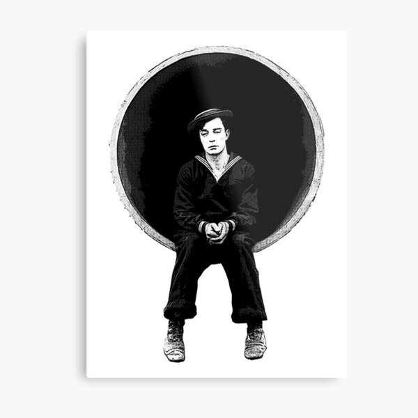 The Navigator - Buster Keaton Metal Print
