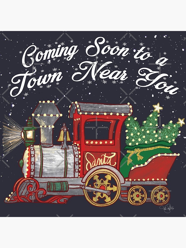 Santa Clause Is Coming To Town Toy Train by tinaschofield