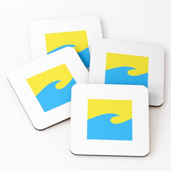 Item preview, Blue and Yellow Logo Wave  designed and sold by reg5500.