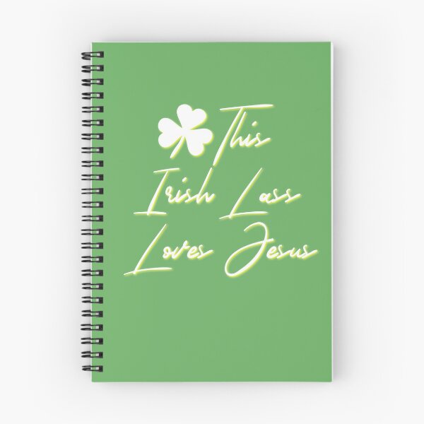 Item preview, This Irish Lass Loves Jesus designed and sold by IrishLove.