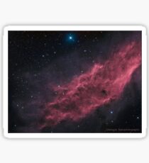 NGC 1499 The California Nebula HAOIIRGB Sticker