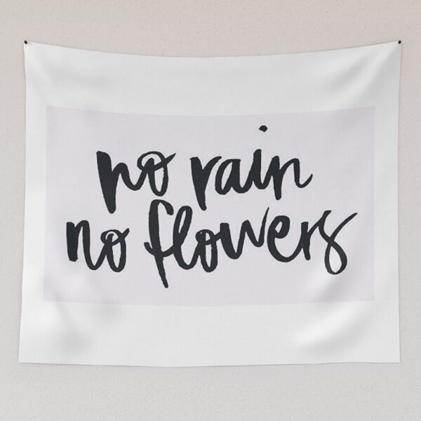 Item preview, No rain, no flowers designed and sold by MK-Creations.