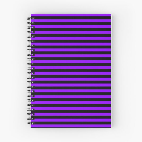 Item preview, Electric Violet and Black Horizontal Stripes designed and sold by ColorPatterns.