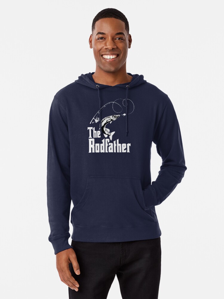 The Rodfather Fishing T Shirt Lightweight Hoodie for Sale by