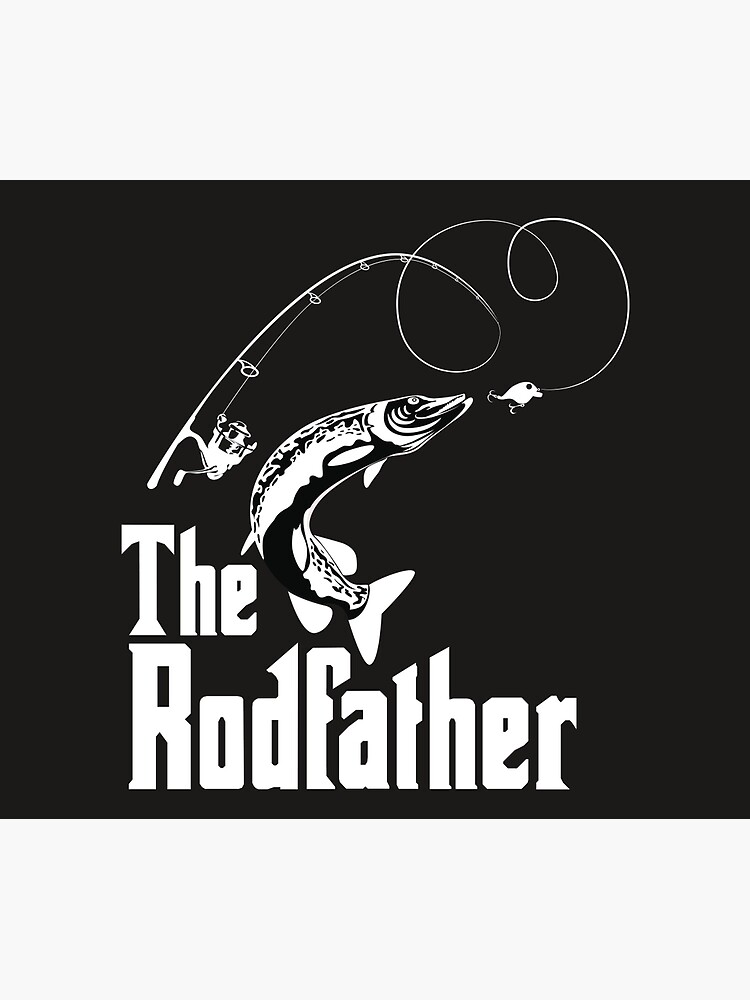 The Rodfather Fishing T Shirt by bitsnbobs