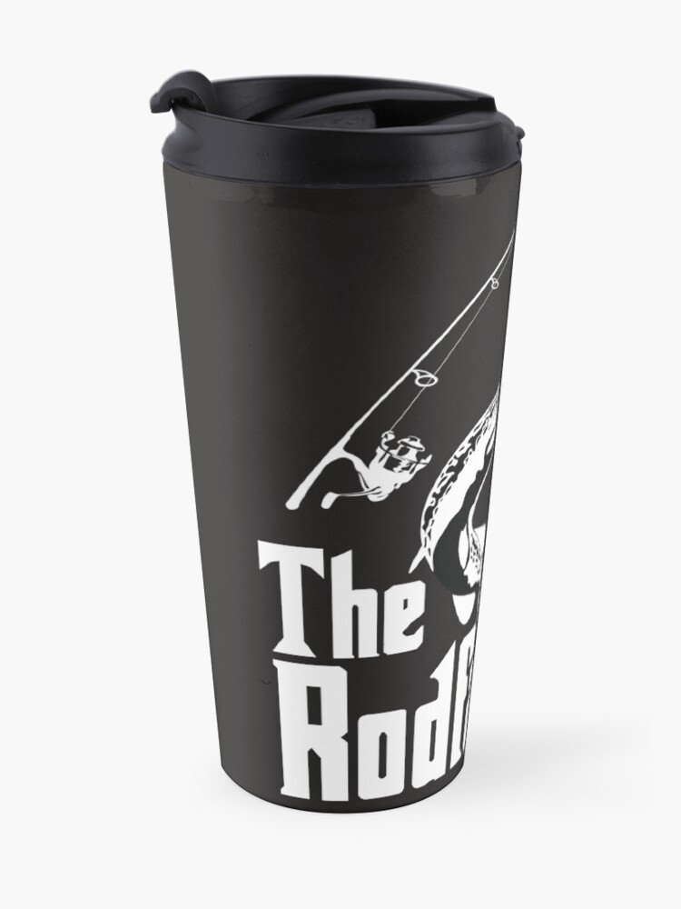 Alternate view of The Rodfather Fishing T Shirt Travel Mug