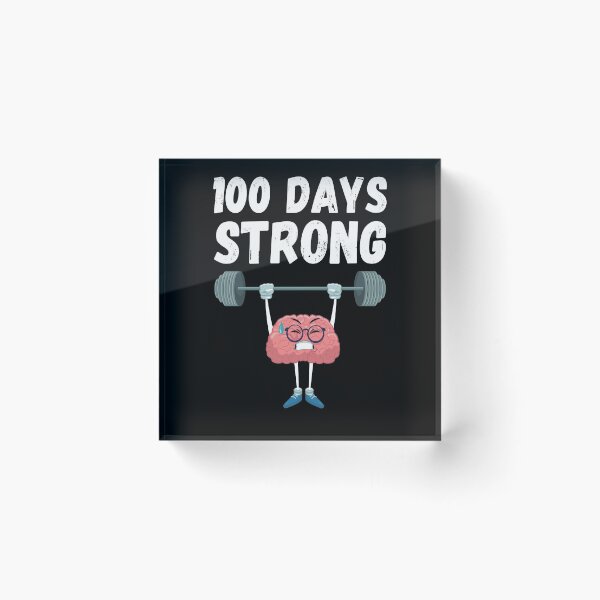 Item preview, 100 Days Strong Happy 100th Day of School Shirt designed and sold by woodsgoodsco.