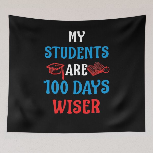 Item preview, My Students Are 100 Days Wiser Happy 100th School Day Shirt designed and sold by woodsgoodsco.