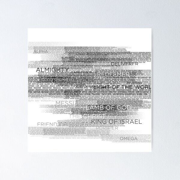 Item preview, Names of God designed and sold by Dallas Drotz.