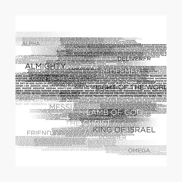 Item preview, Names of God designed and sold by Dallas Drotz.