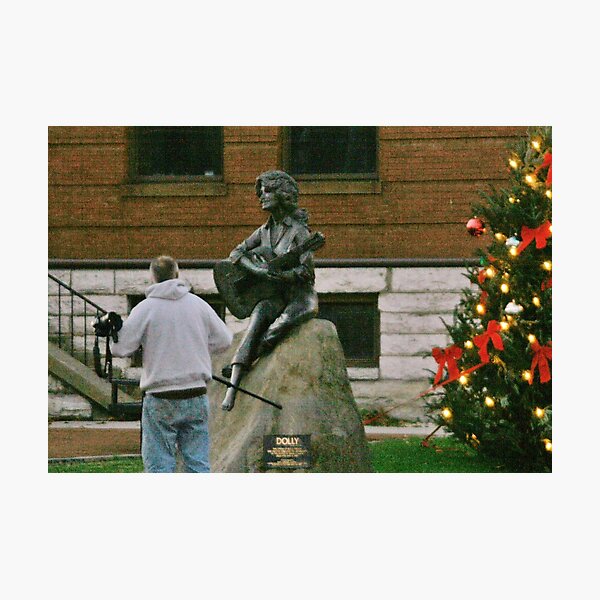 Item preview, May I take your picture? Dolly Parton Statue on Courthouse Square, Sevierville, Tennesse designed and sold by Susan Russell.