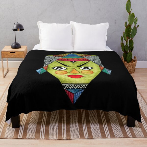 Item preview, Tribal Mask Watercolor Cute Art designed and sold by Oirabot.
