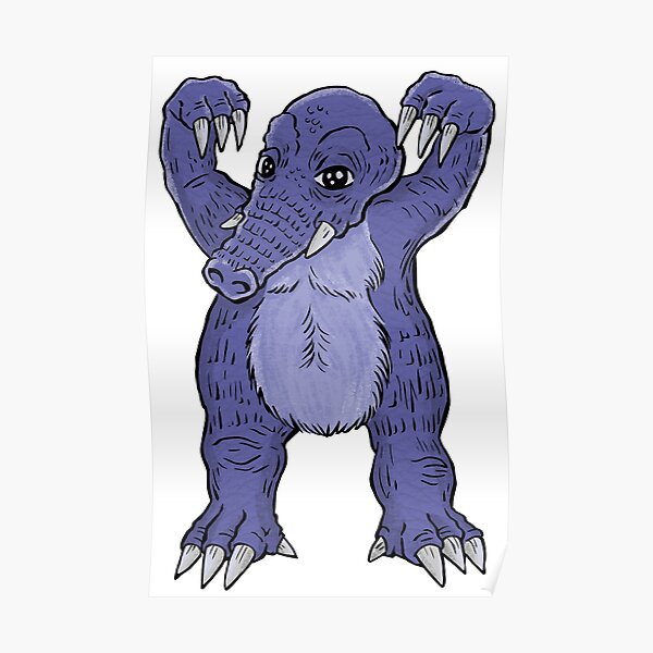NARRABEEN LAKE MONSTER - ELEPHANT CRYPTID Poster