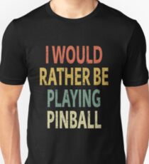 Ich würde eher Flipper spielen Slim Fit T-Shirt