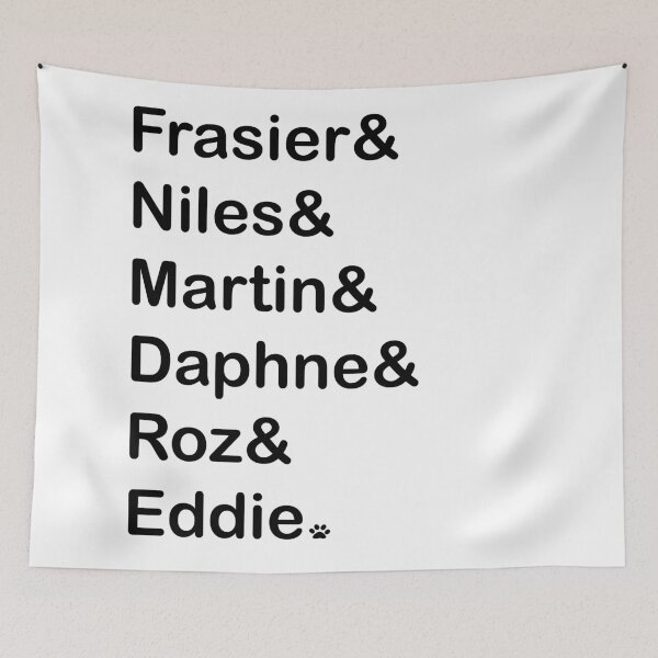 Item preview, Frasier Names designed and sold by GiantSquid1.