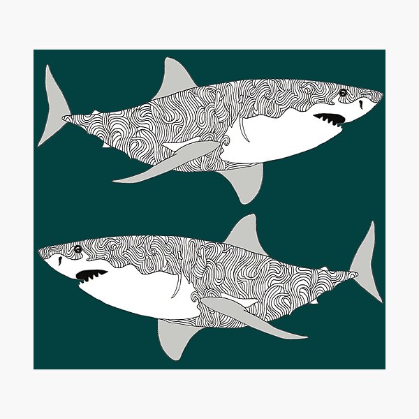 Item preview, Sharks designed and sold by Flower Magic .