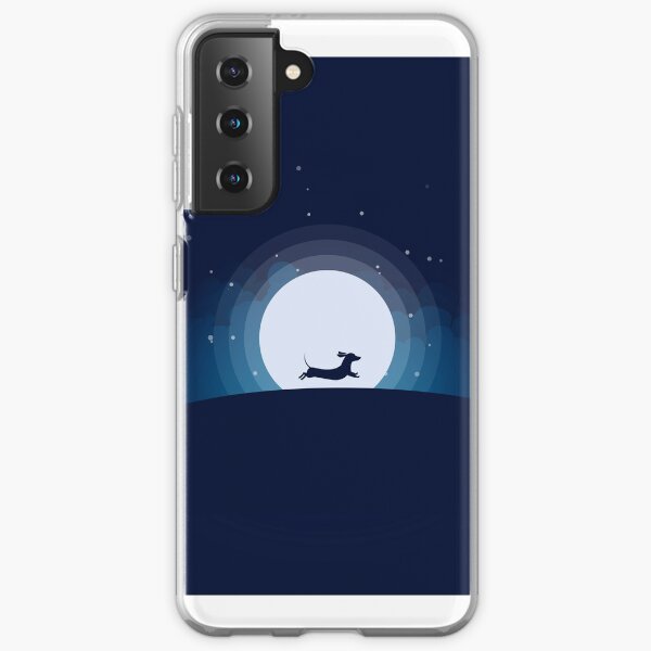 Doxie on the Moon Samsung Galaxy Soft Case