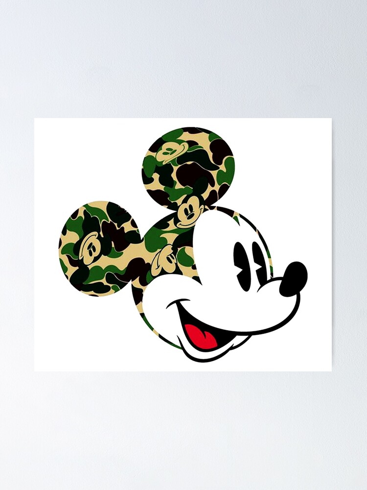 Bape Cartoon Poster By Rosanrichard Redbubble We've got bape tops starting at $80 and plenty of other tops. redbubble