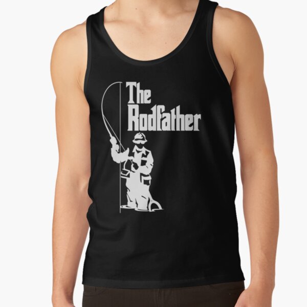 The Rodfather Fishing T Shirt Tank Top