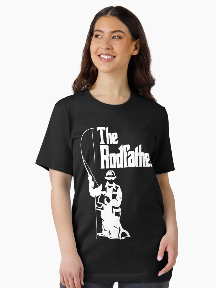 Thumbnail 1 of 7, Essential T-Shirt, The Rodfather Fishing T Shirt designed and sold by bitsnbobs.
