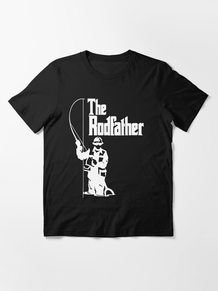 Thumbnail 3 of 7, Essential T-Shirt, The Rodfather Fishing T Shirt designed and sold by bitsnbobs.