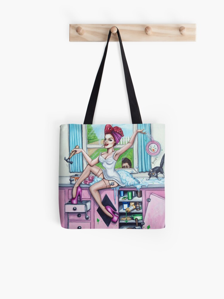 Haus Frau House Wife Tote Bag By Missfinklestein Redbubble