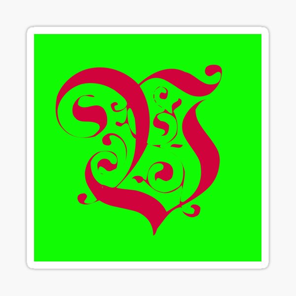 Item preview, scarlet letter V designed and sold by MAGDALENE CARMEN.